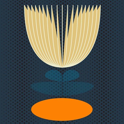 Framed Lotus Lily Pad Print