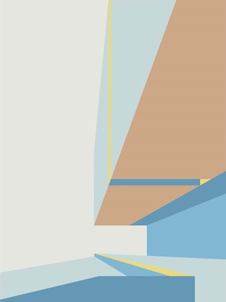 Framed At The Museum In Yellow 1 Print