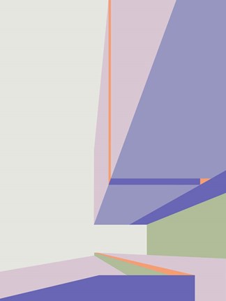 Framed At The Museum In Orange 1 Print