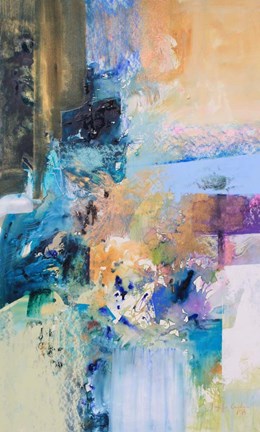 Framed Flow Blue Print