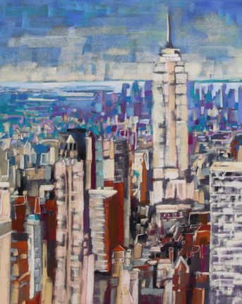 Framed Empire State II Print