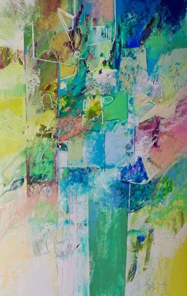 Framed Turquoise Series 2 Print