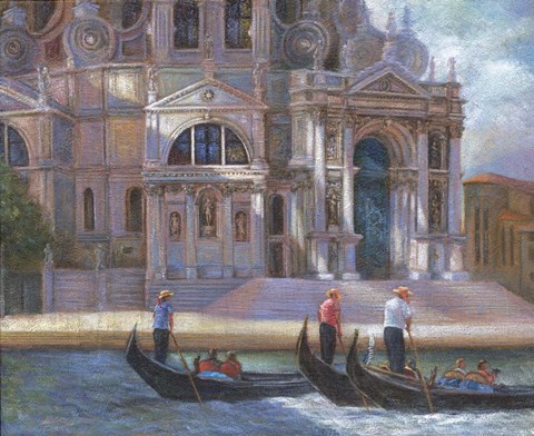 Framed Santa Maria Della Salute Print