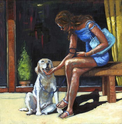 Framed Love Dog Print