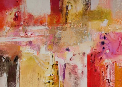 Framed Red and Orange Series 8 Print