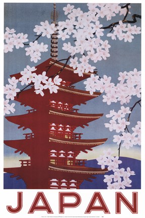 Framed Destination Japan Print