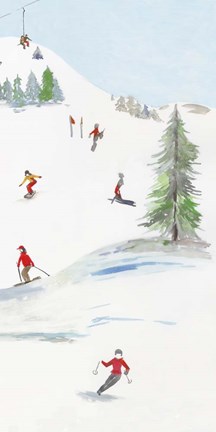 Framed Blue Mountain III Print