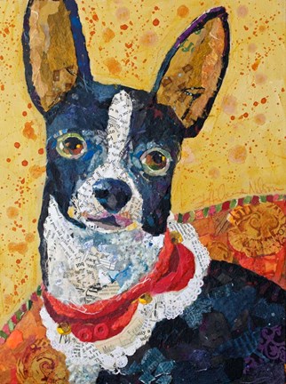 Framed Sitting Pretty Chi-Hua-Hua Print