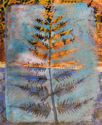 Framed Fire Fern Print