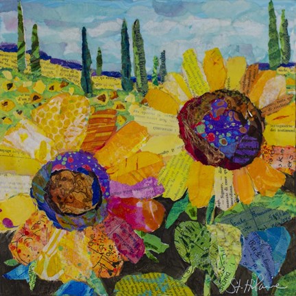 Framed Italian Countryside Print