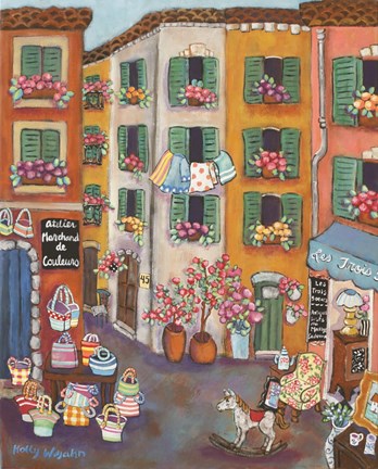 Framed Vieux Ville Print