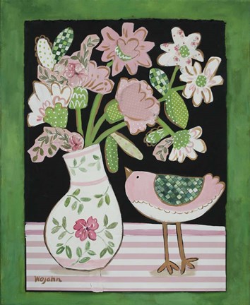 Framed Into Every Life Some Roseness Must Fall Print