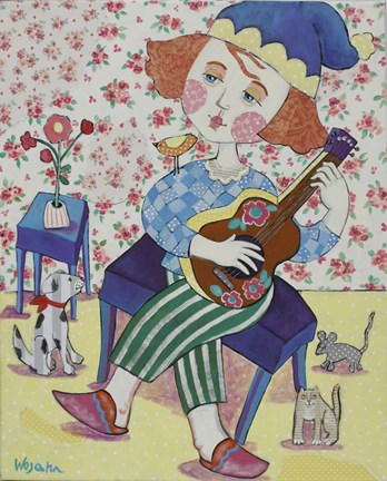 Framed Music for Animals Print