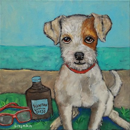 Framed Beach Boy Print