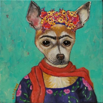 Framed Diegos Girl Print