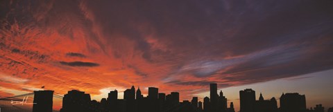 Framed Manhattan Sky Print