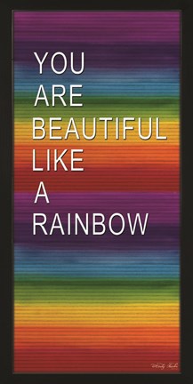 Framed You are Beautiful Print