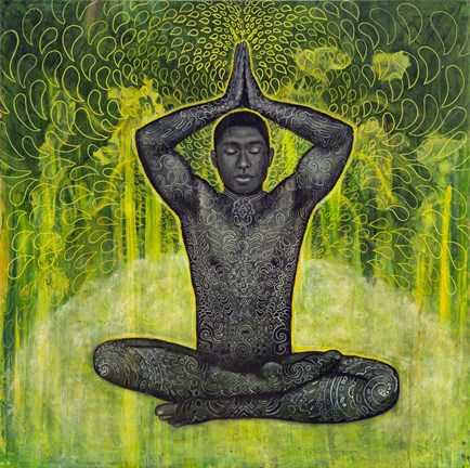 Framed Meditation Land Print