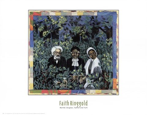 Framed Wanted: Douglass, Tubman and Truth Print