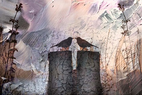 Framed Lovebirds A Print