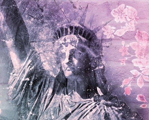 Framed Statue of Liberty Print