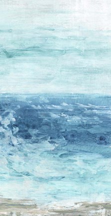 Framed Crashing Waves I Print