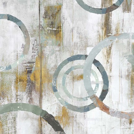 Framed Swirls II Print