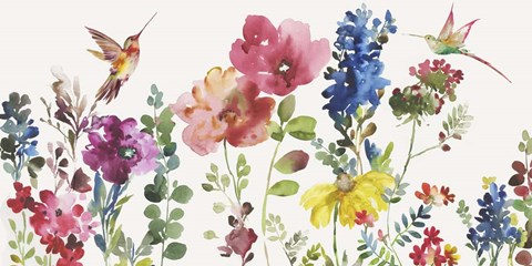 Framed Garden Rumble Print