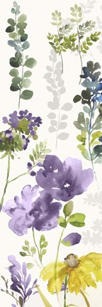 Framed Luna II Violet Version Print