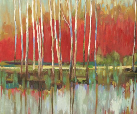 Framed Crimson Tides Print