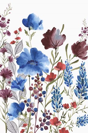 Framed Willowherb I Print