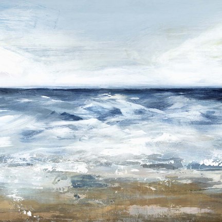 Framed Blue Ocean II Print