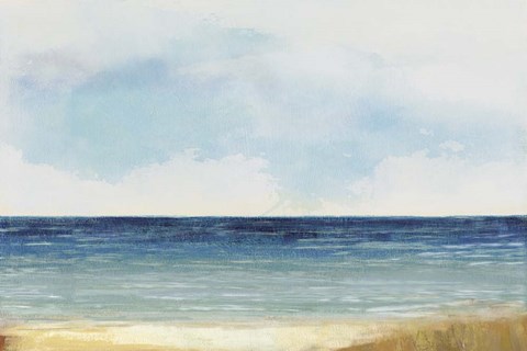 Framed Summer by the Water Print