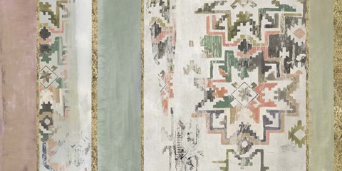 Framed Golden Rug I Print