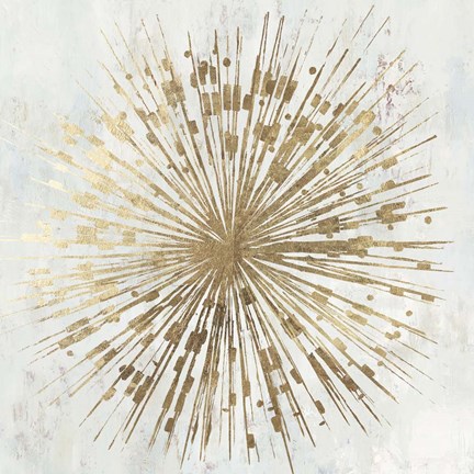 Framed Golden Star Print