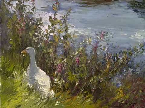 Framed Sole Visitor Print