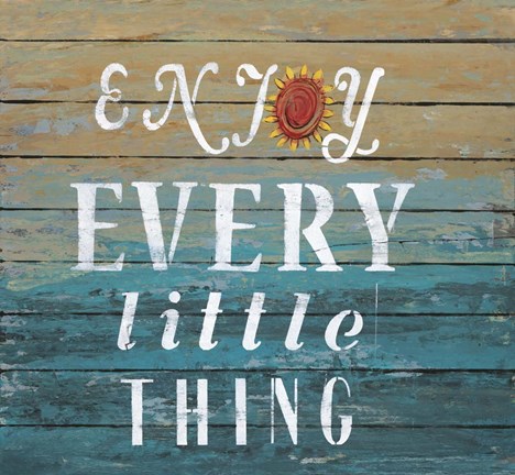 Framed Enjoy Every Little Thing Print