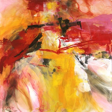 Framed Land Meets Sea Print