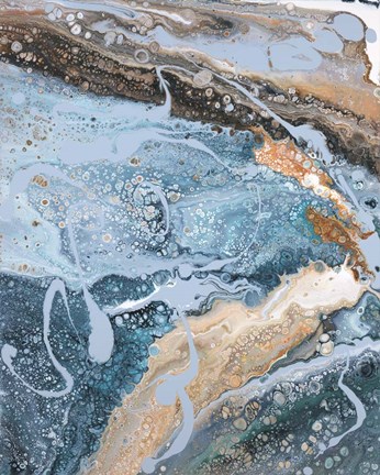 Framed Ocean Floor I Print