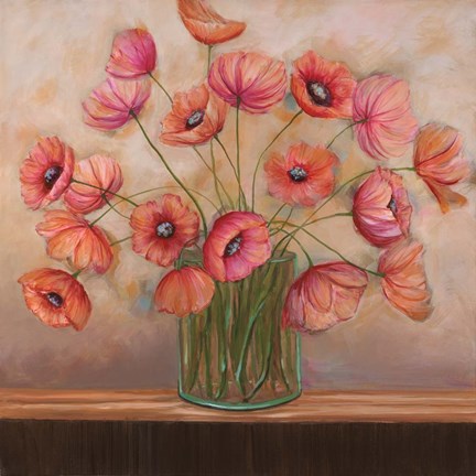 Framed Pink Petals II Print