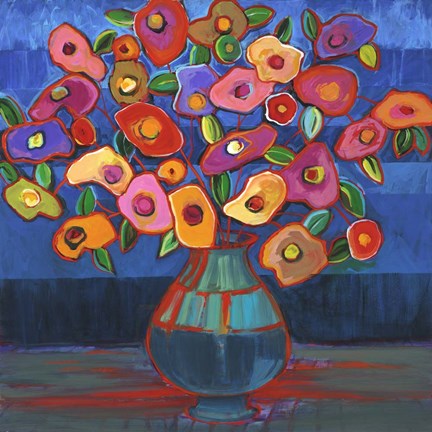 Framed Flower Delight I Print