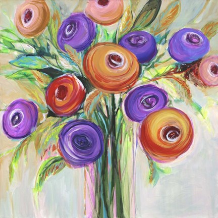 Framed Flower Bliss II Print