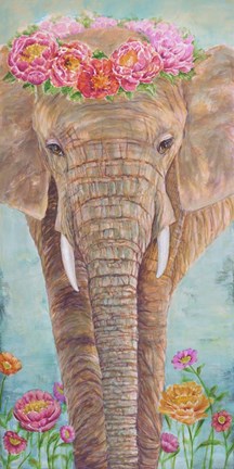 Framed Zen Elephant Print