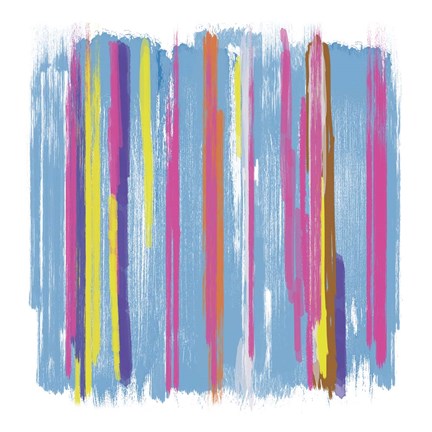 Framed Abstract Paint 1 Print