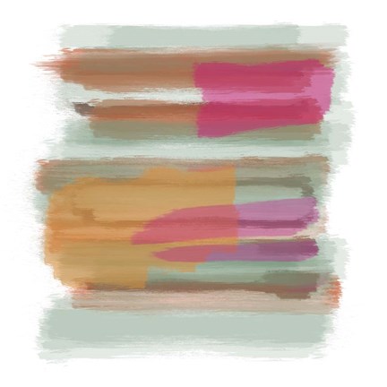 Framed Abstract Paint 3 Print