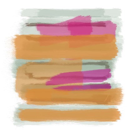 Framed Abstract Paint 4 Print