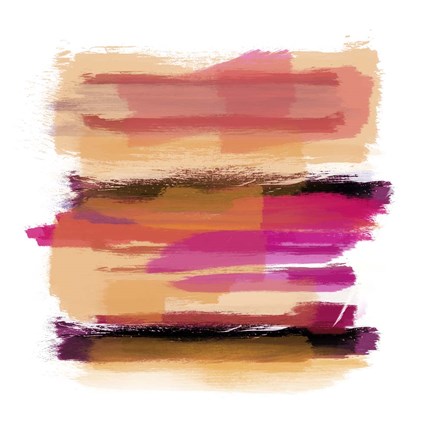 Framed Abstract Paint 11 Print