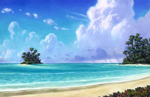 Framed Island Shelter Print