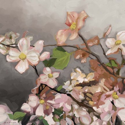 Framed Bud White 2 Print