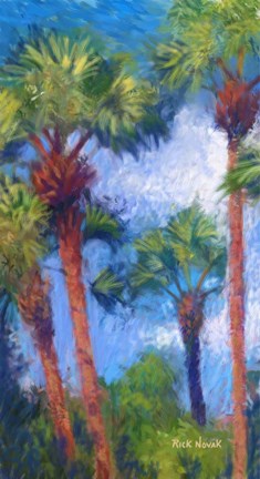 Framed Strictly Palms 8 Print